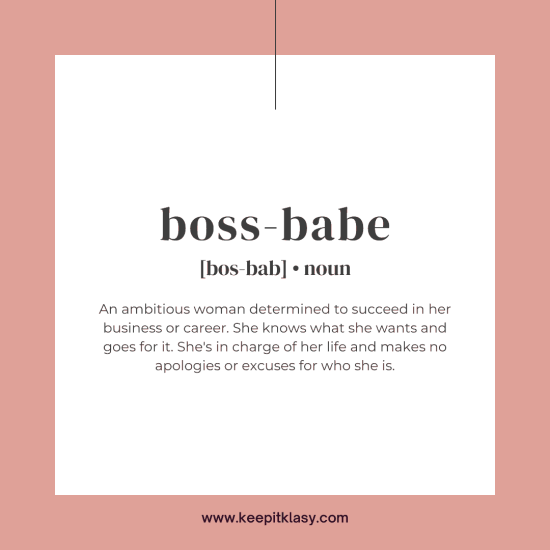 Boss babe definition