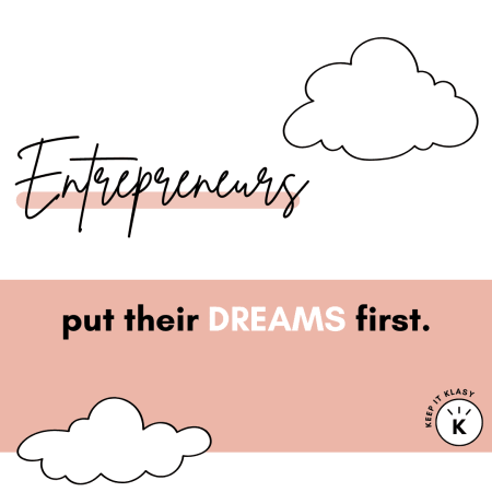 Entrepreneurs make their dreams happen