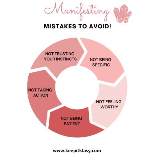 Manifesting mistakes to avoid