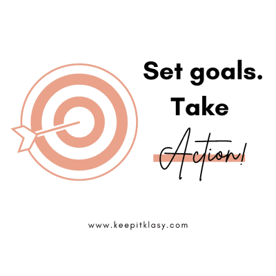 Successful women set goals and take action